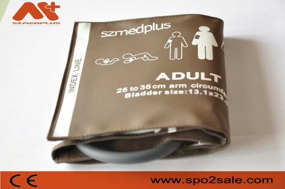 วัสดุ PU สำหรับผู้ใหญ่ NIBP Cuff 27cm M1574A Philips พร้อมสายยางเดี่ยว