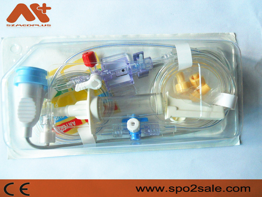 CFS BD IBP Transducer เครื่องวัดความดันโลหิตแบบใช้แล้วทิ้ง PVC