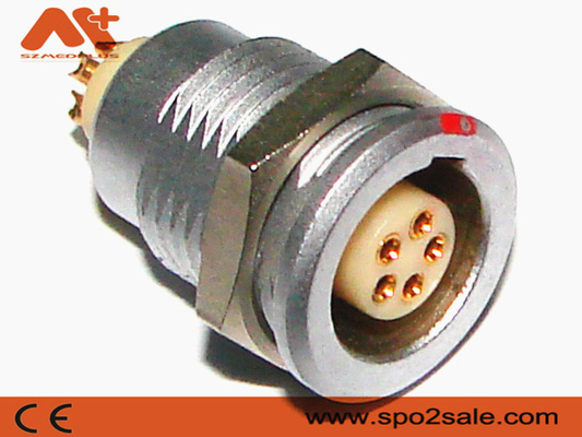 ตัวเชื่อมต่ออุปกรณ์การแพทย์ Spo2 EGG.1B.305 Metal 1B 5 Pin Socket