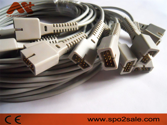 อุปกรณ์เสริมสำหรับตรวจสอบผู้ป่วย EKG สายไฟ IBP ECG Patient Cable