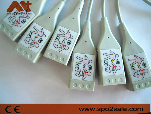 อุปกรณ์เสริมสำหรับตรวจสอบผู้ป่วย EKG สายไฟ IBP ECG Patient Cable