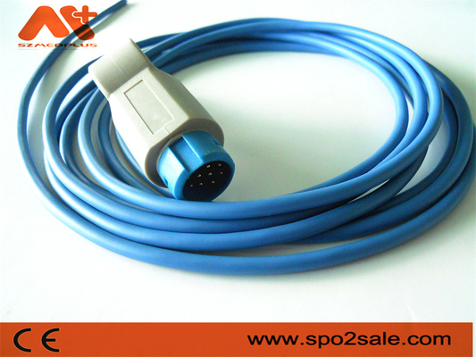อุปกรณ์เสริมสำหรับจอภาพผู้ป่วย 8 พิน สายเคเบิล Philips Spo2 12 Pin