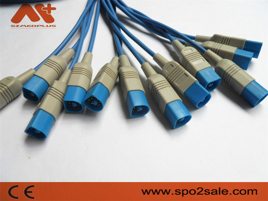 อุปกรณ์เสริมสำหรับจอภาพผู้ป่วย 8 พิน สายเคเบิล Philips Spo2 12 Pin