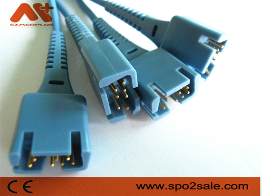 สายเคเบิล Datex Mindray Spo2 สายต่อ szmedplus Spo2 สีเทา