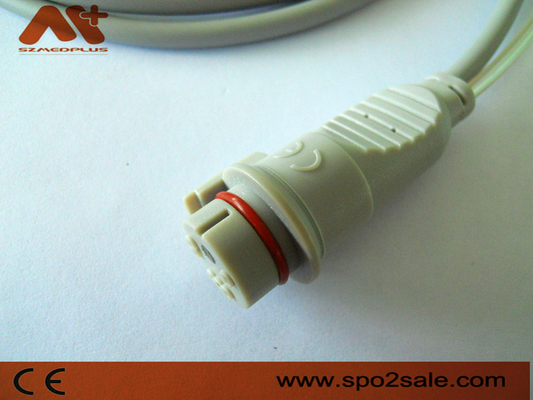 อุปกรณ์เสริมสำหรับตรวจสอบผู้ป่วย Szmedplus GE Non Connector BD IBP Cable Nihon Kohden