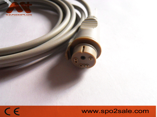 อุปกรณ์เสริมสำหรับตรวจสอบผู้ป่วย Szmedplus GE Non Connector BD IBP Cable Nihon Kohden