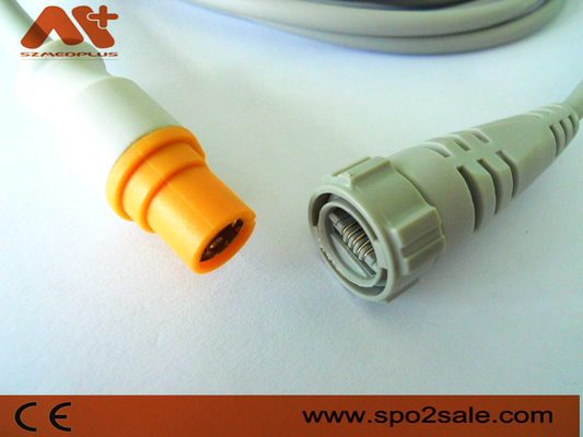 Spacelabs สายเคเบิล Mindray Ibp ที่ไม่ใช่ตัวเชื่อมต่อ สายเคเบิล Biolight Argon IBP