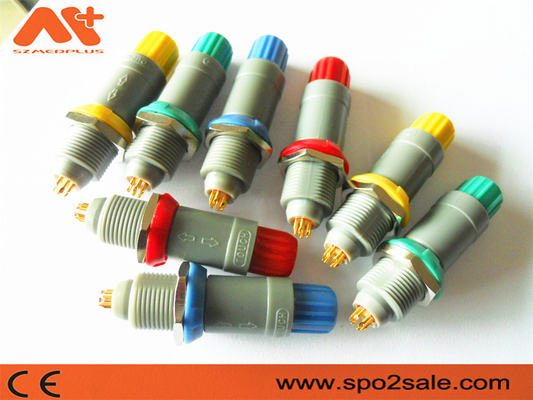 1P ดึง ดัน 6Pin พลาสติก พล็อก สีเทา Shell สีเทา แหลมสําหรับ 5.00 มม.