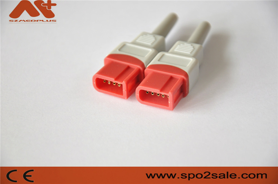 ขั้วต่อ IBP เข้ากันได้กับสายเคเบิล Spacelabs IBP ที่เข้ากันได้ที่มีสีแดง 10 พิน