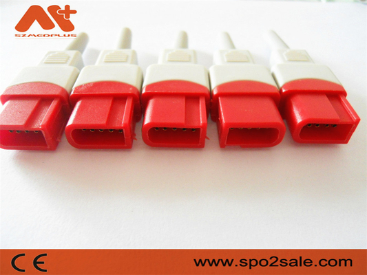ขั้วต่อ IBP เข้ากันได้กับสายเคเบิล Spacelabs IBP ที่เข้ากันได้ที่มีสีแดง 10 พิน