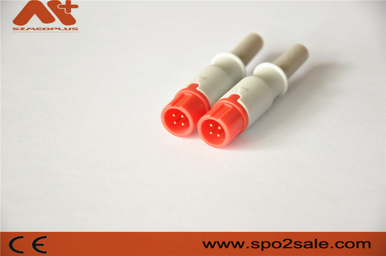 อุปกรณ์เสริมตัวเชื่อมต่อ IBP เข้ากันได้กับสายอะแดปเตอร์ Biolight IBP ที่มีสีแดง 4 พิน