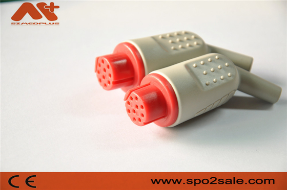 อุปกรณ์เสริมตัวเชื่อมต่อ IBP เข้ากันได้กับสายอะแดปเตอร์ Datex IBP ที่มีสีแดง 10 พิน