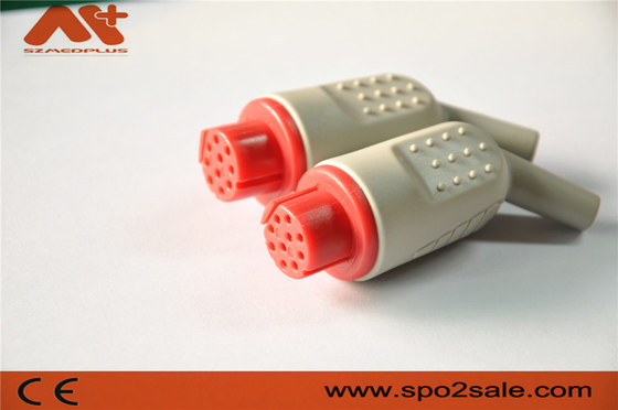 อุปกรณ์เสริมตัวเชื่อมต่อ IBP เข้ากันได้กับสายอะแดปเตอร์ Datex IBP ที่มีสีแดง 10 พิน