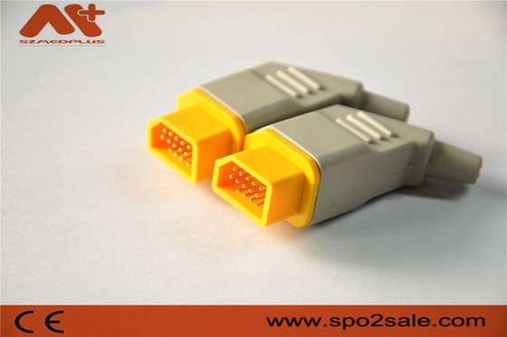 อุปกรณ์เสริมตัวเชื่อมต่อ IBP เข้ากันได้กับสายอะแดปเตอร์ Nihon Kohden IBP, 14Pin