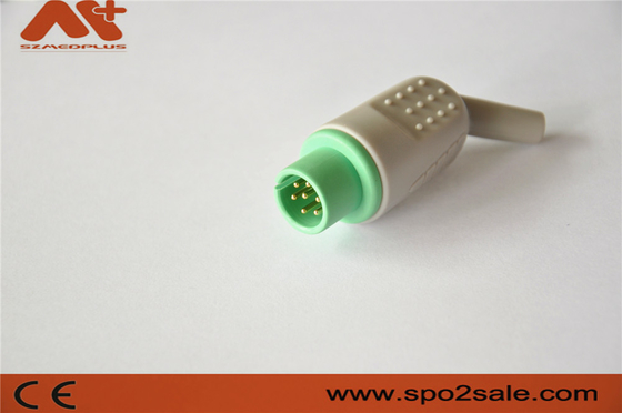เครื่องเชื่อมต่อทางการแพทย์ที่เข้ากันได้กับ Bionet เครื่องเชื่อมต่อ ECG ด้วย 7pin สีเขียว