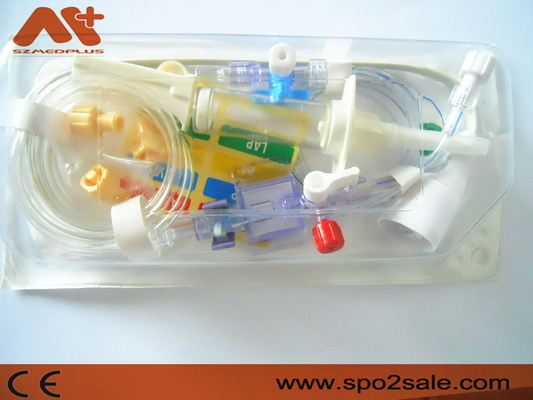 P01733 ตัวแปลงสัญญาณแรงดัน IBP ตัวเชื่อมต่อ Edwards แบบใช้แล้วทิ้ง Single Tube