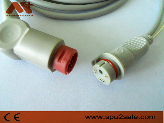 BD Philips Ibp Transducer Cable 684081 HP 12 Pin สำหรับการตรวจสอบผู้ป่วย