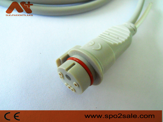 BD Philips Ibp Transducer Cable 684081 HP 12 Pin สำหรับการตรวจสอบผู้ป่วย