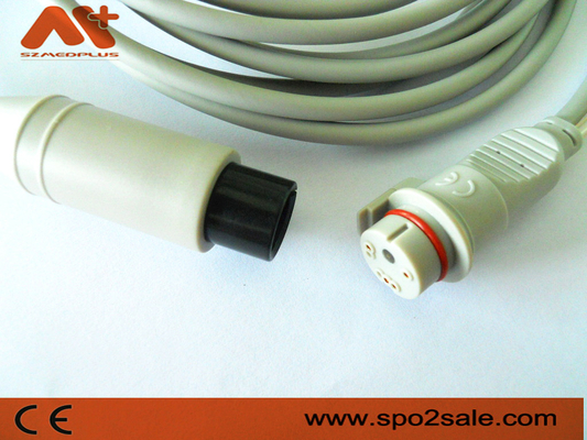 สายเคเบิล AAMI 6 Pin Mindray IBP 001C-30-70758 BD IBP Cable