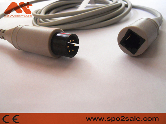 สายเคเบิลอะแดปเตอร์ IBP ที่เข้ากันได้กับ Mindray 6Pin กับ Abbort 001C-30-70760