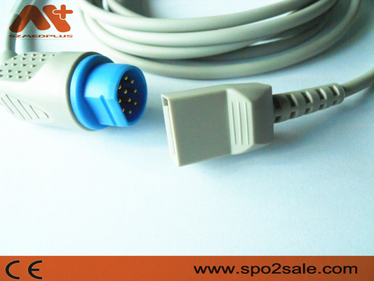 สายเคเบิลอะแดปเตอร์ IBP ที่เข้ากันได้กับ Siemens สำหรับ Utah, BD, Edwards, Abbort, B.braun, Argon, Medex logical IBP Transducer