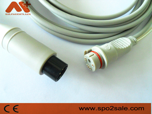 AAMI Spacelabs ไปยังสายเคเบิลอะแดปเตอร์ IBP ที่เข้ากันได้กับ BD 690-0021-00