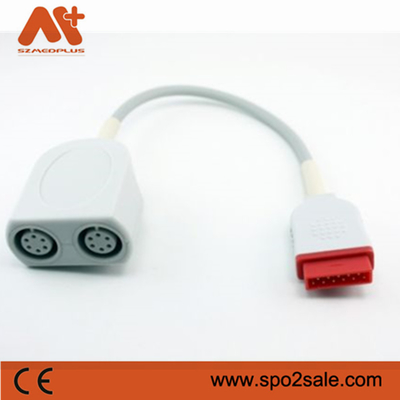 สายเคเบิล Marquette GE IBP 700-0028-00 สายเคเบิลแปลง IBP 11 Pin