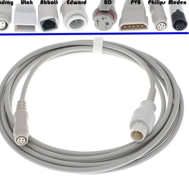 สายเคเบิล Nihon Kohden IBP 684090 สายเคเบิลอะแดปเตอร์ IBP ที่เข้ากันได้