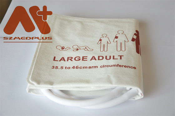 NIBP Critikon ความดันโลหิต Cuff 2405 Large Adult Bp Cuff Dual Tube 35.5 - 46Cm
