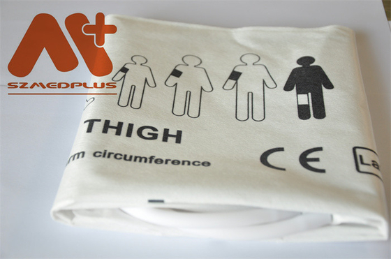 Critikon NIBP Cuff 2406 ความดันโลหิตต้นขาสำหรับผู้ใหญ่แบบ Dual Tube 45 - 56 Cm
