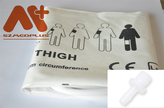 NIBP Cuff แบบใช้แล้วทิ้ง - 2505 ผู้ใหญ่ ต้นขา หลอดคู่ 45 - 56 ซม.