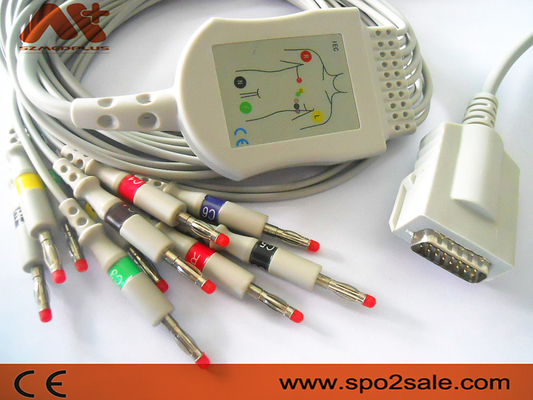 สาย Burdick Direct Connect EKG 012-0844-01 AHA Banana 4.0 7704