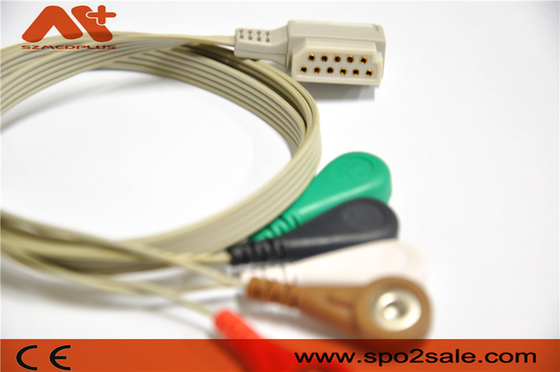 11 Pin Telemetry 5 สายเคเบิล ECG นำ Philips M4725A เครื่องบันทึก Holter ที่ใช้แล้ว