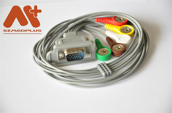 ISO13485 5 สายนำ Holter DMS Cardioscan Leadwire DMS - 20200084