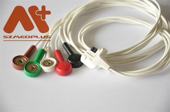 สายเคเบิล Mortara H3+ 5 Lead Holter 9293-036-62 Mortara Ecg Holter