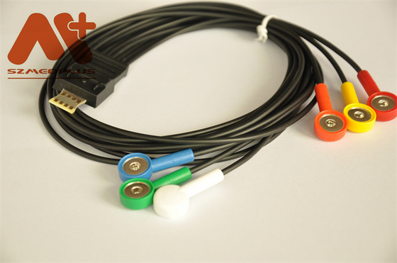 ODM Schiller ECG Cable Holter 6 สายเคเบิลตะกั่ว MT - 101 Uesd Patient Monitor