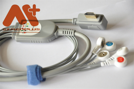 ECG Holter Cable 5 Lead Compatible สำหรับ Voles&Hills Smart Holter Recording System