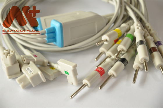 Philips TC30 Ecg Cable 10 ตะกั่ว EKG Leadwire TC50 TC 70