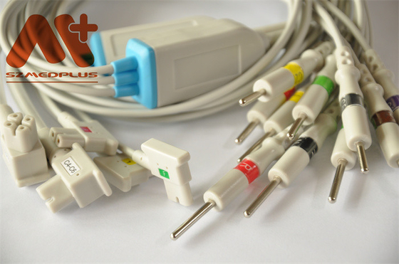 Philips TC30 Ecg Cable 10 ตะกั่ว EKG Leadwire TC50 TC 70