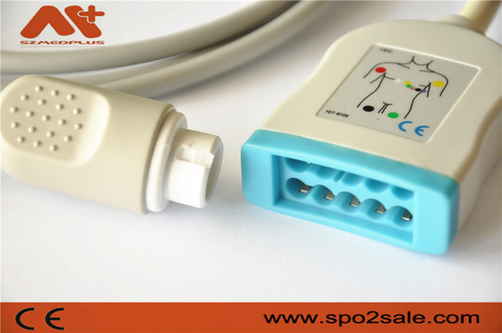 สายเคเบิลผู้ป่วย ODM ECG Philips M1663A