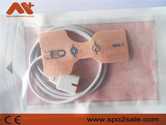 กาวสำหรับผู้ใหญ่ Covidien Spo2 Sensor D25 เซ็นเซอร์ Spo2 สำหรับผู้ใหญ่ของ Nellcor แบบใช้แล้วทิ้ง