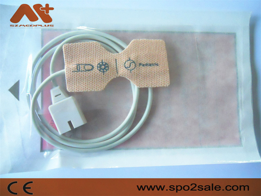DB9 เซนเซอร์ SpO2 แบบใช้แล้วทิ้ง Nellcor Neonatal D20 เซนเซอร์ Spo2 สำหรับเด็ก