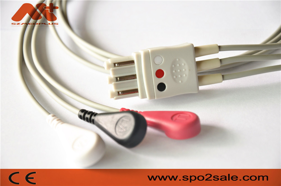 สายเคเบิลสำหรับผู้ป่วย ECG ที่เข้ากันได้กับ Philips M1673A ECG Leadwire