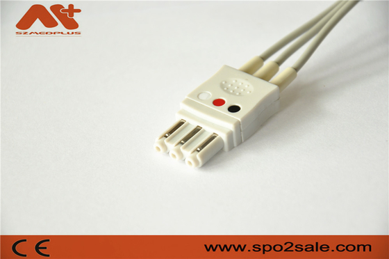 สายเคเบิลสำหรับผู้ป่วย ECG ที่เข้ากันได้กับ Philips M1673A ECG Leadwire