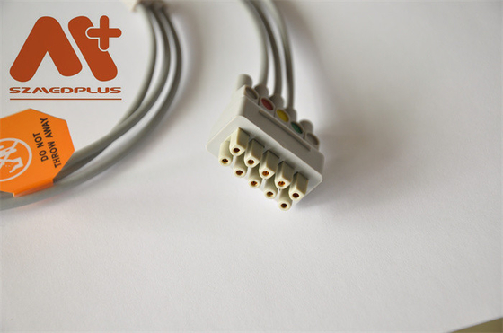 คลิปหนีบตะกั่ว 5 เส้น 412681-001 สายเคเบิลมัลติลิงค์ GE Marquette Compatible
