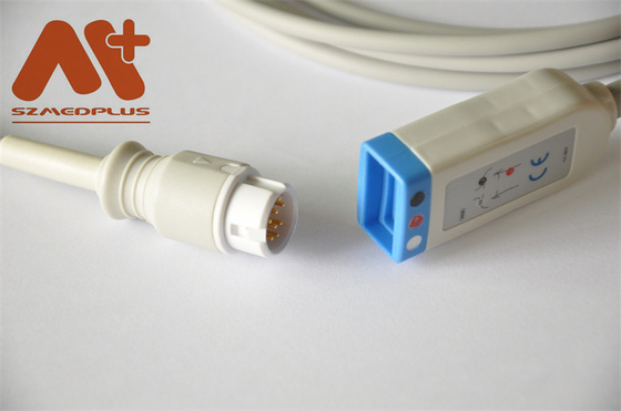 สายเคเบิล ECG Trunk ที่เข้ากันได้กับ Philips 12 พิน 3 ตะกั่ว M1669A