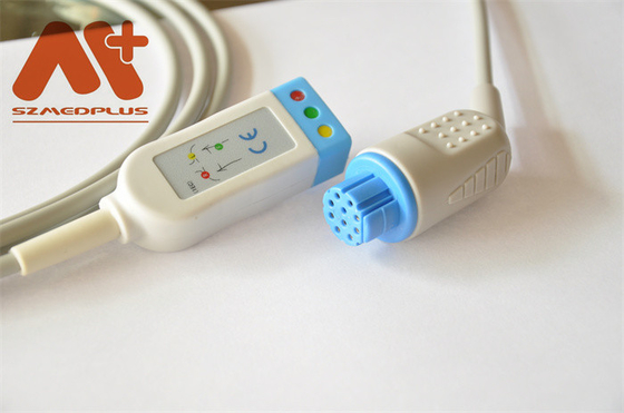 CFS Datex Ohmeda สาย ECG 10 ขา 3 ตะกั่ว 545300 สำหรับ AS/3 CS/3 Cardiocap I