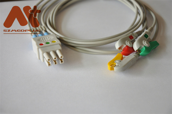 Datex Ohmeda Compatible 3 คลิปหนีบ ECG Leadwire - 545315