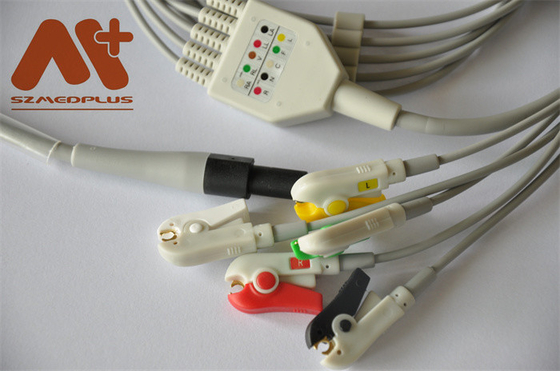 Welch Allyn Propaq LT 5 lead Clip Compatible Direct-Connect ECG สายเคเบิล