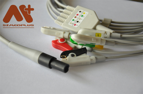 Welch Allyn Propaq LT 5 lead Clip Compatible Direct-Connect ECG สายเคเบิล